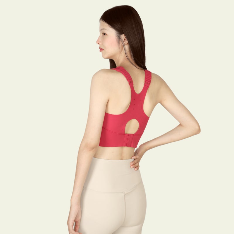 High-Strength Non-Insert One-Piece Sports Underwear Women'S Mid-Length Sports Vest Fixed Cup Shockproof Fitness Vest - Image 1